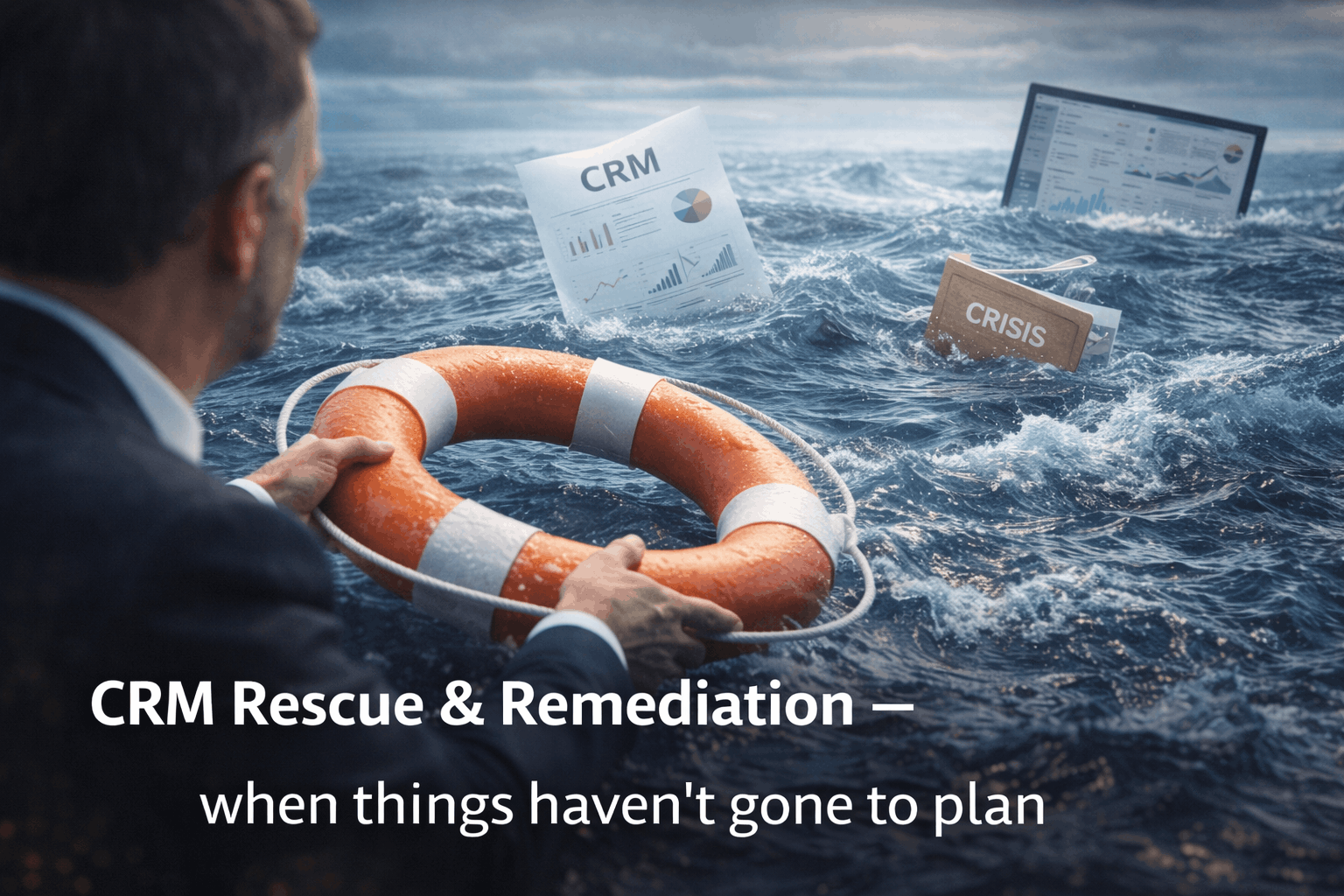 Advisors guiding leaders through recovery planning when CRM programmes are under pressure.