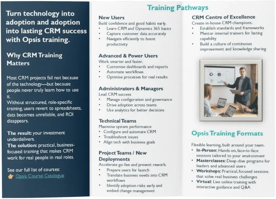 Opsis Power Platform and D365 Training Brochure