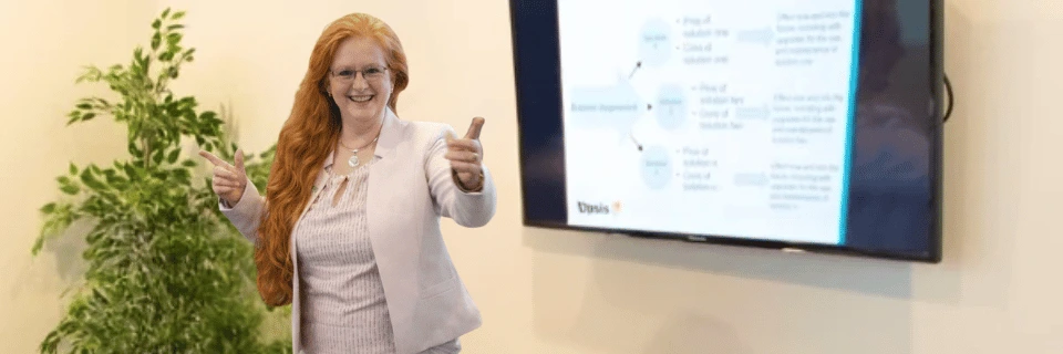 Microsoft Dynamics 365 configuration settings on screen with trainer